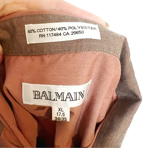 Balmain | Red Button Down - Picture 4 of 5